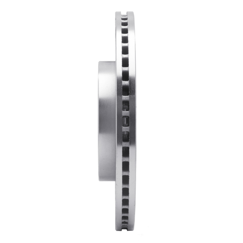 Hyundai Veloster Brake Rotor (1) - Front Left - R1 Concepts - Drilled & Slotted - Silver - `11-`25